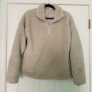 (NEW) Half Zip Sherpa